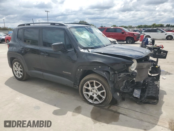 2020 Jeep Renegade Latitude with VIN ZACNJABB9LPL58359, listed as a Copart auction lot 71447094 with 89,904 mi miles and Salvage Title. Bid and sale history available at DreamBid. Image 4.