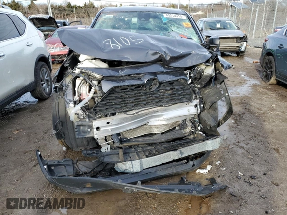 2022 Toyota RAV4 LE with VIN 2T3F1RFV1NW268105, listed as a Copart auction lot 43210315 with 0 mi miles and Non Repairable. Bid and sale history available at carsss.com. Image 5.