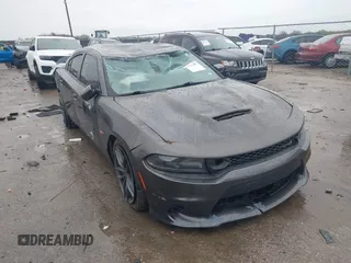 2020 Dodge Charger Scat Pack z VIN 2C3CDXGJXLH107344, wystawiony jako IAAI lot #41888453 z przebiegiem Nie podano mil oraz . Historia ofert i sprzedaży dostępna na DreamBid. Obrazek 1.