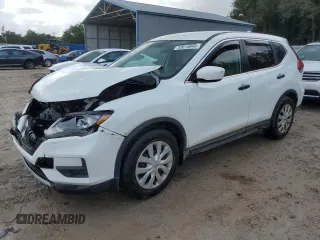 2017 Nissan Rogue SV with VIN 5N1AT2MN1HC750901, listed as a Copart auction lot 59614645 with 87,641 mi miles and Salvage title. Bid and sale history available at DreamBid. Image 1.