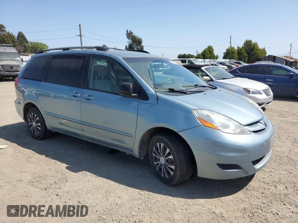 2008 Toyota Sienna CE with VIN 5TDZK23C18S119333, listed as a Copart auction lot 55500335 with 240,065 mi miles and Clean Title. Bid and sale history available at carsss.com. Image 4.