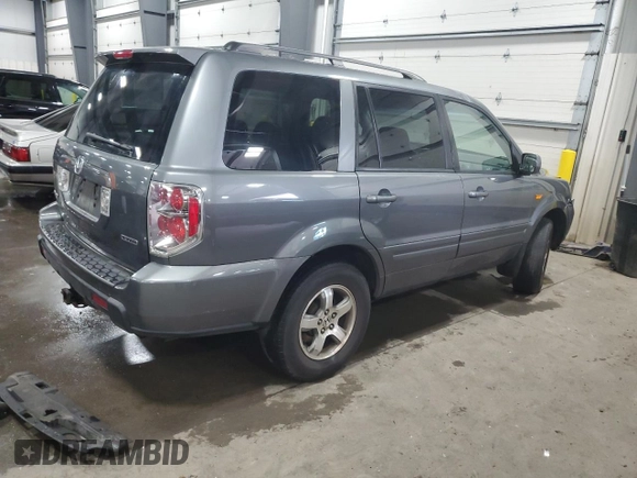 2008 Honda Pilot SE z VIN 5FNYF18398B043416, wystawiony jako Copart lot #57726765 z przebiegiem 216 160 mil mil oraz Szkoda całkowita • Salvage title. Historia ofert i sprzedaży dostępna na DreamBid. Obrazek 3.