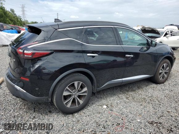 2020 Nissan Murano SV with VIN 5N1AZ2BJ9LN140420, listed as a Copart auction lot 62720055 with Not provided miles and Salvage title. Bid and sale history available at DreamBid. Image 3.