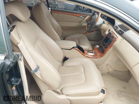 2002 Mercedes-Benz CL with VIN WDBPJ78J52A025991, listed as a IAAI auction lot 42067195 with 47,883 mi miles. Bid and sale history available at carsss.com. Image 5.