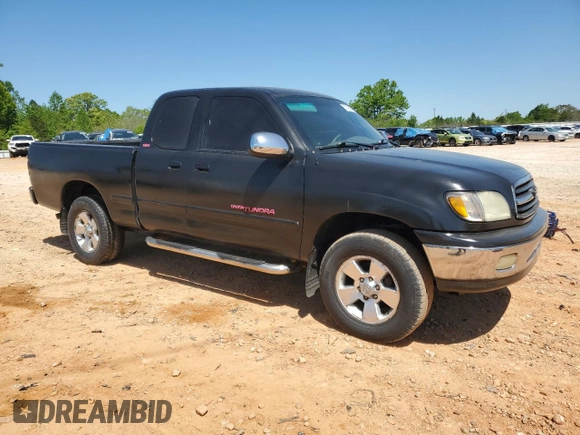 2002 Toyota Tundra SR5 with VIN 5TBRN34182S310211, listed as a Copart auction lot 51939535 with 225,058 mi miles and Salvage Title. Bid and sale history available at DreamBid. Image 4.