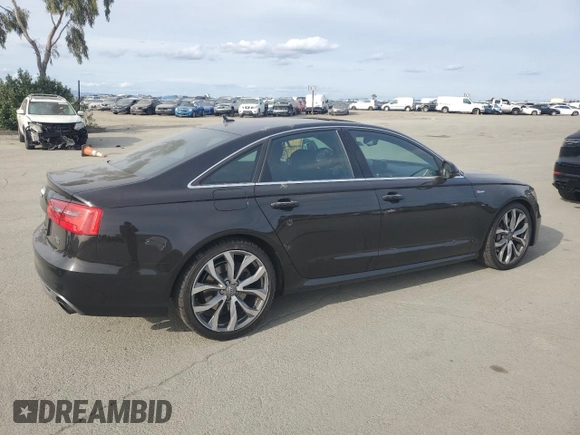 2012 Audi A6 Prestige with VIN WAUHGAFC4CN119339, listed as a Copart auction lot 52168965 with 106,943 mi miles and Salvage title. Bid and sale history available at DreamBid. Image 3.