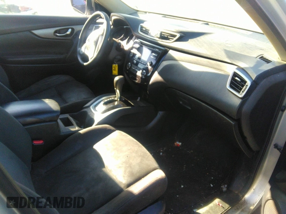 2015 Nissan Rogue S with VIN KNMAT2MV7FP501643, listed as a IAAI auction lot 42090705 with 147,128 mi miles. Bid and sale history available at carsss.com. Image 5.