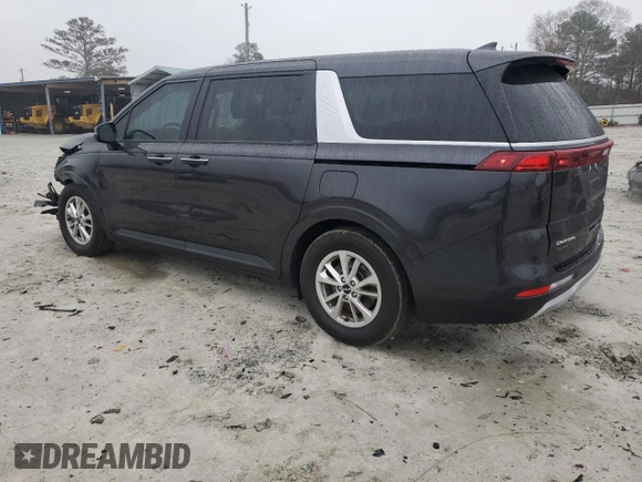2024 Kia Carnival LX with VIN KNDNB4H35R6325775, listed as a Copart auction lot 44933695 with 20,996 mi miles and Salvage Title. Bid and sale history available at carsss.com. Image 2.