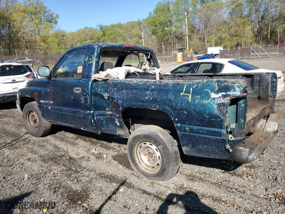 1998 Dodge Ram 1500 with VIN 1B7HC16X4WS644053, listed as a Copart auction lot 51753285 with 0 mi miles and Salvage Title. Bid and sale history available at carsss.com. Image 2.