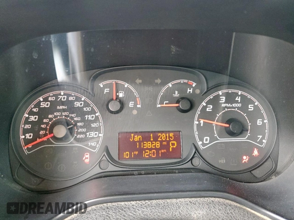 2017 Ram ProMaster City Cargo Tradesman with VIN ZFBERFAB5H6E84440, listed as a Copart auction lot 61678875 with 113,828 mi miles and Salvage title. Bid and sale history available at DreamBid. Image 9.
