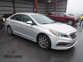 2015 Hyundai Sonata Sport with VIN 5NPE34AF3FH067159, listed as a IAAI auction lot 41790336 with 161,028 mi miles and . Bid and sale history available at DreamBid. Image 1.
