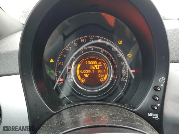 2013 FIAT 500 Turbo with VIN 3C3CFFHH3DT554249, listed as a Copart auction lot 47498855 with 116,986 mi miles and Clean Title. Bid and sale history available at carsss.com. Image 9.