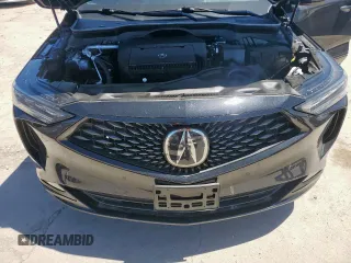 2022 Acura MDX w/A-Spec Package with VIN 5J8YE1H09NL043709, listed as a Copart auction lot 57502445 with 32,046 mi miles and Salvage title. Bid and sale history available at DreamBid. Image 12.