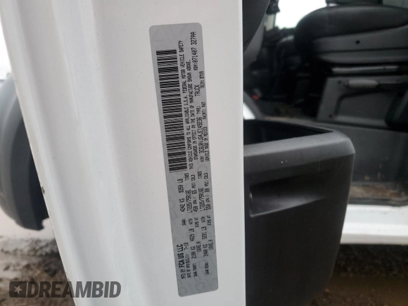 2018 Ram ProMaster Cargo with VIN 3C6URVJG4JE149236, listed as a Copart auction lot 80940234 with Not Provided miles and Salvage Title. Bid and sale history available at carsss.com. Image 12.