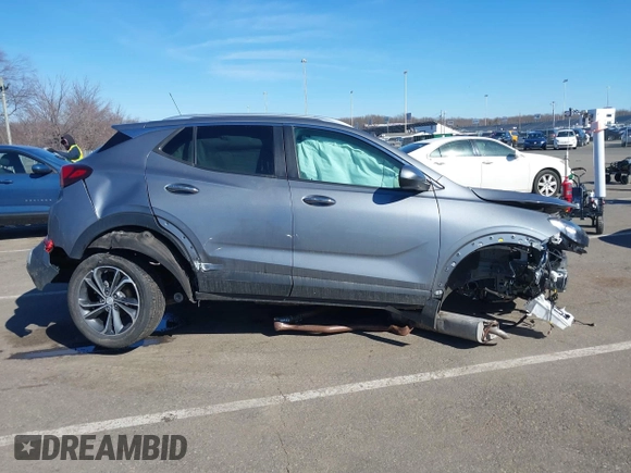 2022 Buick Encore GX Select с VIN KL4MMESL9NB026502, выставлен на аукционе IAAI как лот 41589247 с пробегом 33 375 миль миль и . История ставок и продаж доступна на DreamBid. Изображение 13.