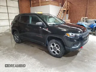 2022 Jeep Compass Trailhawk с VIN 3C4NJDDB5NT192208, выставлен на аукционе Copart как лот 55771715 с пробегом 30 291 миль миль и Списание • Salvage title. История ставок и продаж доступна на DreamBid. Изображение 4.