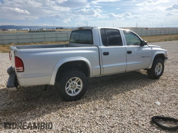 2002 Dodge Dakota Sport with VIN 1B7HG38N02S691280, listed as a Copart auction lot 66309924 with 227,327 mi miles and Clean Title. Bid and sale history available at carsss.com. Image 3.