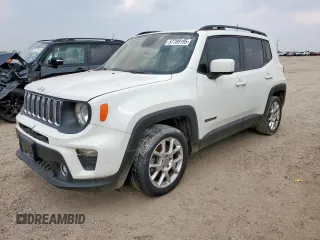 2019 Jeep Renegade Latitude z VIN ZACNJABB4KPK01448, wystawiony jako Copart lot #57789195 z przebiegiem 117 512 mil mil oraz Czysty tytuł • Clean title. Historia ofert i sprzedaży dostępna na DreamBid. Obrazek 1.