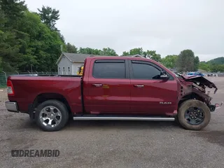 2019 Ram 1500 Big Horn z VIN 1C6SRFFT5KN570253, wystawiony jako IAAI lot #42488224 z przebiegiem 36 507 mil mil oraz . Historia ofert i sprzedaży dostępna na DreamBid. Obrazek 14.