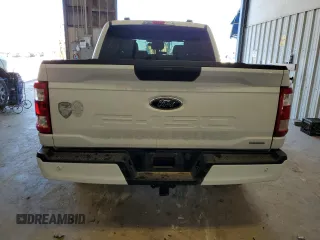 2023 Ford F-150 XL with VIN 1FTEW1CP2PKD69265, listed as a Copart auction lot 44341405 with 15,368 mi miles and Salvage Title. Bid and sale history available at DreamBid. Image 6.