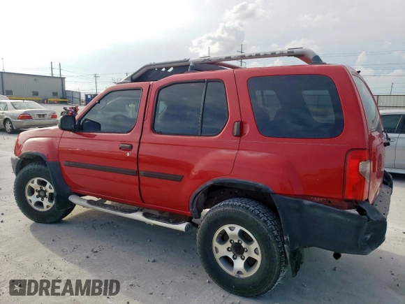 2001 Nissan Xterra XE with VIN 5N1ED28T81C514582, listed as a Copart auction lot 62754045 with 179,565 mi miles and Salvage title. Bid and sale history available at DreamBid. Image 2.