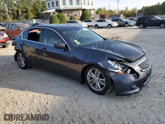 2011 Infiniti G25 x with VIN JN1DV6AR8BM450089, listed as a Copart auction lot 74064724 with 176,906 mi miles and Clean Title. Bid and sale history available at DreamBid. Image 4.