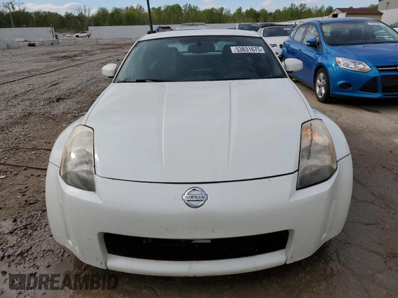 2003 Nissan 350Z Touring z VIN JN1AZ34E43T012305, wystawiony jako Copart lot #53831675 z przebiegiem 201 095 mil mil oraz Nie do naprawy • Non repairable. Historia ofert i sprzedaży dostępna na DreamBid. Obrazek 5.