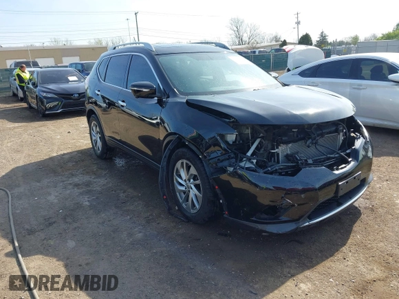 2014 Nissan Rogue SV with VIN 5N1AT2MTXEC768212, listed as a IAAI auction lot 42094093 with 93,685 mi miles and . Bid and sale history available at carsss.com. Image 1.