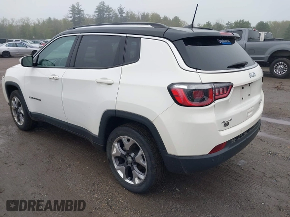 2020 Jeep Compass Limited z VIN 3C4NJDCB0LT233570, wystawiony jako IAAI lot #42182241 z przebiegiem 59 858 mil mil oraz . Historia ofert i sprzedaży dostępna na DreamBid. Obrazek 3.