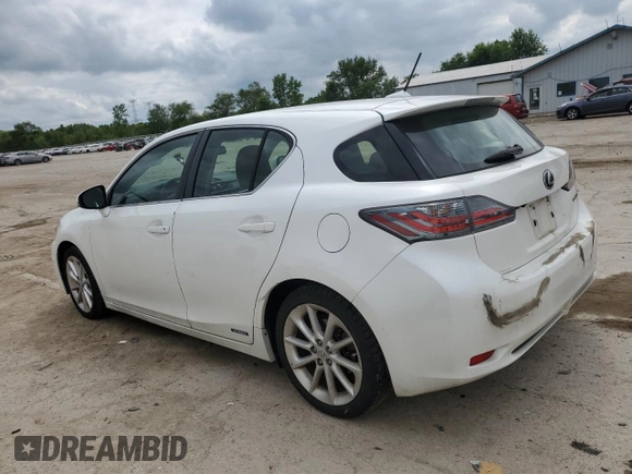 2012 Lexus CT 200h z VIN JTHKD5BH4C2110070, wystawiony jako Copart lot #65392225 z przebiegiem 197 227 mil mil oraz Czysty tytuł • Clean title. Historia ofert i sprzedaży dostępna na DreamBid. Obrazek 2.
