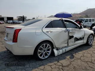 2014 Cadillac ATS Premium with VIN 1G6AE5SX7E0124063, listed as a Copart auction lot 68642254 with 142,839 mi miles and Salvage Title. Bid and sale history available at carsss.com. Image 3.