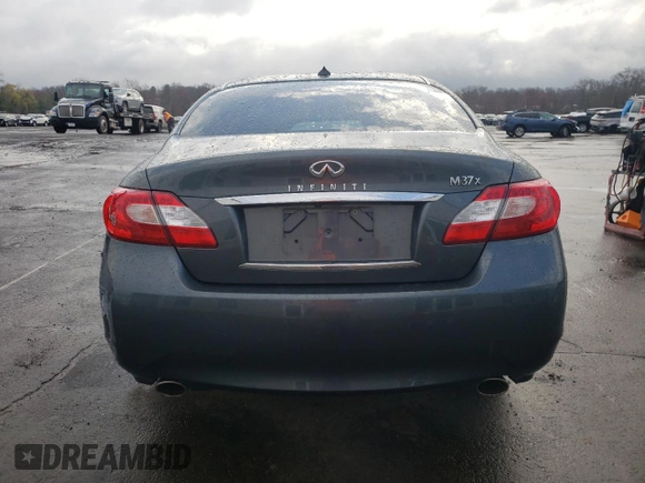2012 Infiniti M37 with VIN JN1BY1AR1CM396587, listed as a Copart auction lot 52291185 with 145,794 mi miles and Salvage Title. Bid and sale history available at carsss.com. Image 6.