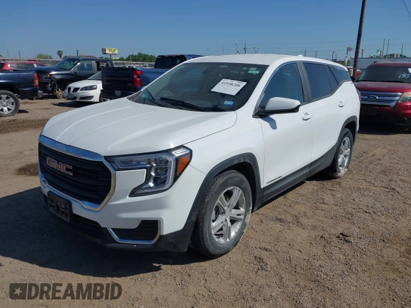 2023 GMC Terrain SLE with VIN 3GKALMEG7PL185822, listed as a IAAI auction lot 41938208 with Not provided miles and . Bid and sale history available at DreamBid. Image 17.