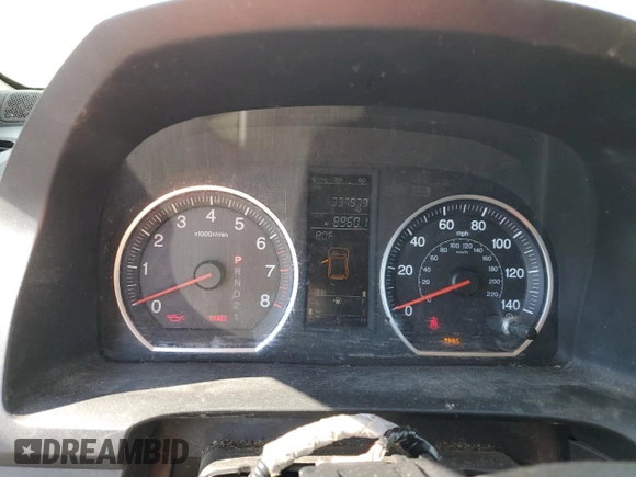 2007 Honda CR-V EX-L with VIN JHLRE48747C008258, listed as a Copart auction lot 48638665 with 337,979 mi miles and Clean Title. Bid and sale history available at carsss.com. Image 9.