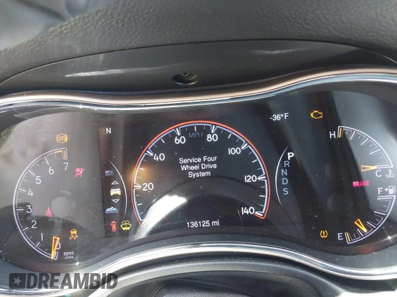 2014 Jeep Grand Cherokee Limited z VIN 1C4RJFBG1EC547169, wystawiony jako IAAI lot #42453027 z przebiegiem 136 125 mil mil oraz . Historia ofert i sprzedaży dostępna na DreamBid. Obrazek 7.