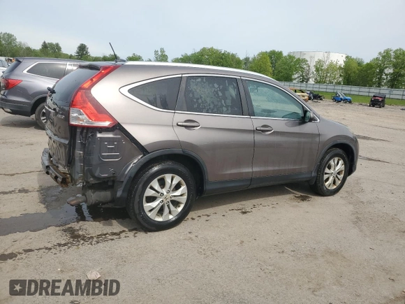 2013 Honda CR-V EX-L z VIN 5J6RM4H76DL080858, wystawiony jako Copart lot #57530215 z przebiegiem 152 046 mil mil oraz Szkoda całkowita • Salvage title. Historia ofert i sprzedaży dostępna na DreamBid. Obrazek 3.