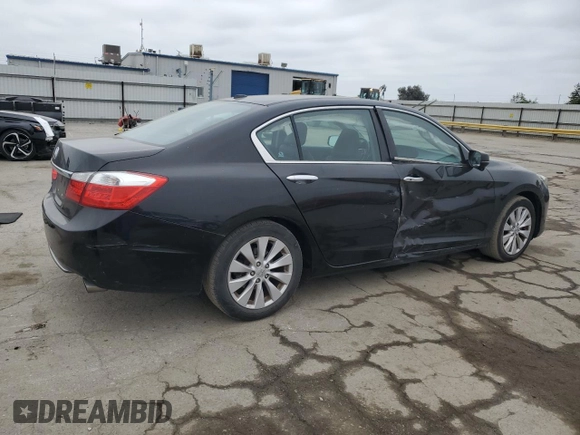 2013 Honda Accord Sdn EX-L with VIN 1HGCR2F8XDA231713, listed as a Copart auction lot 53193455 with 100,268 mi miles and Salvage Title. Bid and sale history available at carsss.com. Image 3.