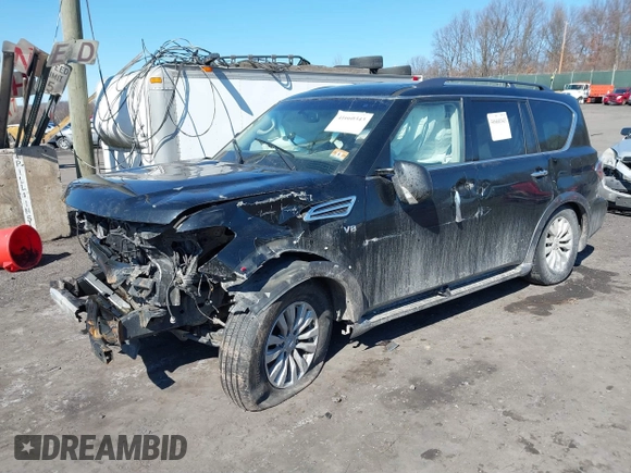 2017 Nissan Armada SV z VIN JN8AY2NC2H9504072, wystawiony jako IAAI lot #41660343 z przebiegiem 106 316 mil mil oraz . Historia ofert i sprzedaży dostępna na DreamBid. Obrazek 2.