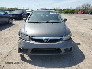 2011 Honda Civic LX with VIN 19XFA1F50BE027774, listed as a Copart auction lot 54888065 with 312,530 mi miles and Salvage Title. Bid and sale history available at DreamBid. Image 5.