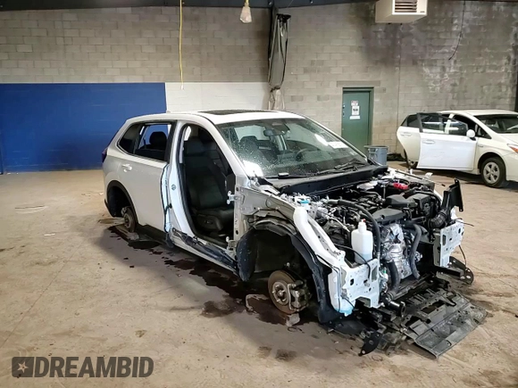 2025 Honda CR-V EX-L with VIN 7FARS4H76SE006243, listed as a Copart auction lot 47415615 with Not Provided miles and Salvage Title. Bid and sale history available at DreamBid. Image 14.