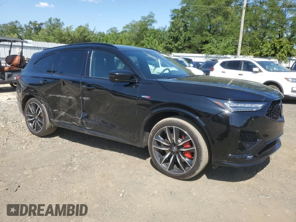 2023 Acura MDX Type S w/Advance Package with VIN 5J8YD8H88PL001133, listed as a Copart auction lot 67517274 with 25,717 mi miles and Salvage Title. Bid and sale history available at carsss.com. Image 4.