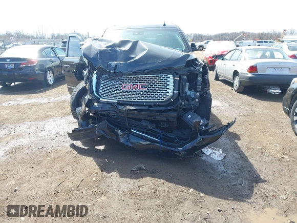 2017 GMC Yukon Denali with VIN 1GKS2CKJ0HR185365, listed as a IAAI auction lot 41856187 with 107,641 mi miles. Bid and sale history available at carsss.com. Image 6.