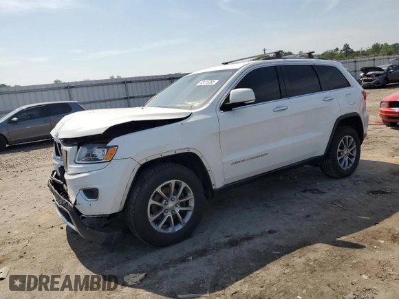 2014 Jeep Grand Cherokee Limited with VIN 1C4RJFBG8EC448154, listed as a Copart auction lot 62416385 with 175,982 mi miles and Salvage title. Bid and sale history available at DreamBid. Image 1.