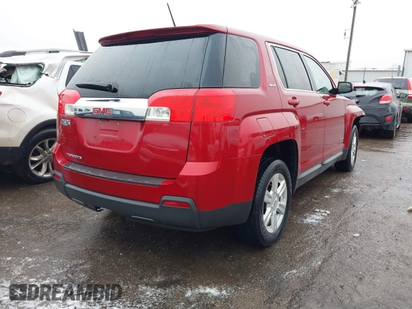 2014 GMC Terrain SLE with VIN 2GKALMEK8E6101903, listed as a IAAI auction lot 41709226 with 116,001 mi miles. Bid and sale history available at carsss.com. Image 4.