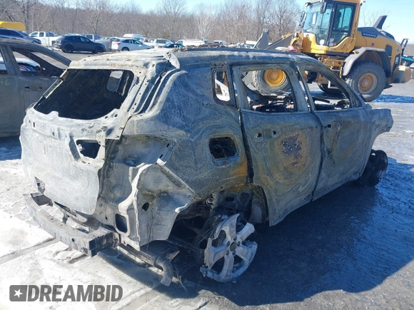 2019 Jeep Compass Latitude with VIN 3C4NJDBB3KT760907, listed as a IAAI auction lot 40654559 with 103,155 mi miles and . Bid and sale history available at DreamBid. Image 4.
