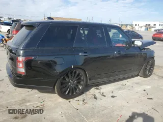 2017 Land Rover Range Rover Autobiography with VIN SALGV2FE6HA358605, listed as a Copart auction lot 42594215 with 66,002 mi miles and Salvage title. Bid and sale history available at DreamBid. Image 3.
