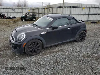 2013 MINI Coupe S with VIN WMWSX3C54DT408807, listed as a Copart auction lot 45981265 with 48,880 mi miles and Salvage Title. Bid and sale history available at DreamBid. Image 1.