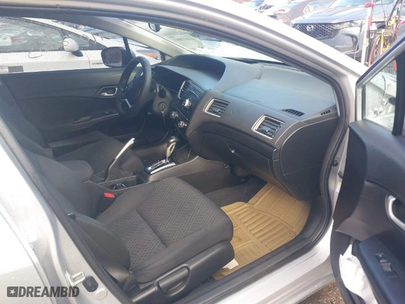 2015 Honda Civic Sedan LX with VIN 19XFB2F51FE116102, listed as a IAAI auction lot 41012063 with 133,395 mi miles. Bid and sale history available at carsss.com. Image 5.
