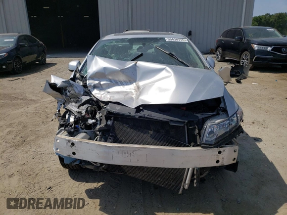 2013 Honda Civic EX with VIN 19XFB2F80DE056854, listed as a Copart auction lot 55434115 with Not Provided miles and Clean Title. Bid and sale history available at DreamBid. Image 5.