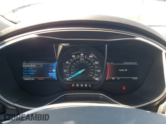 2017 Ford Fusion SE with VIN 3FA6P0H78HR157672, listed as a Copart auction lot 52714585 with 89,800 mi miles and Salvage Title. Bid and sale history available at DreamBid. Image 9.